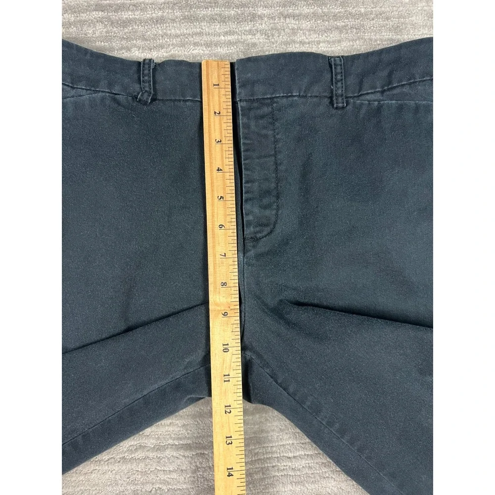 Caribbean Joe Pants Womens 10 Navy Blue Straight Leg‎ Cotton Blend Stretch Chino